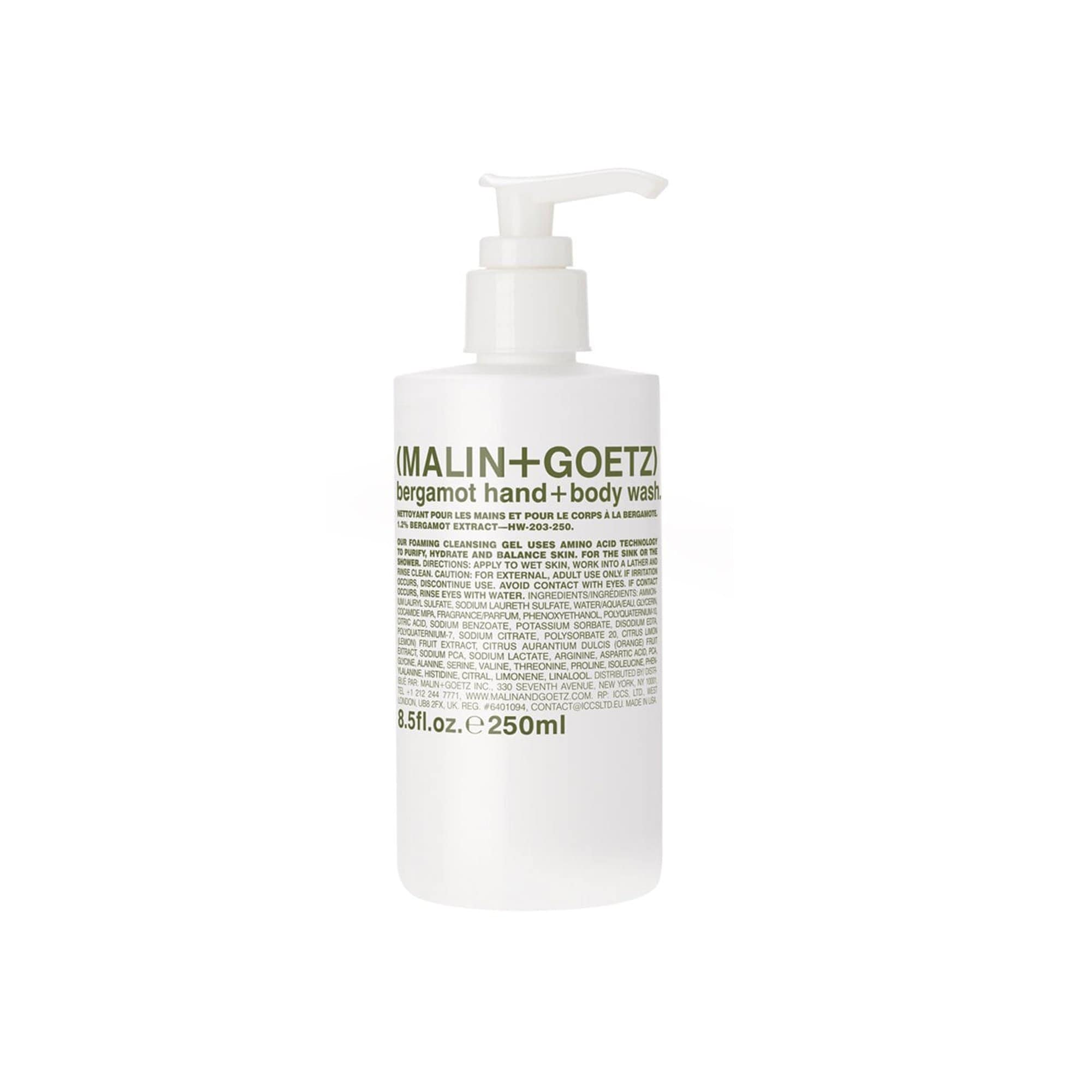 Bergamot Hand and Body Wash (MALIN+GOETZ) Jabón de bergamota para manos y cuerpo