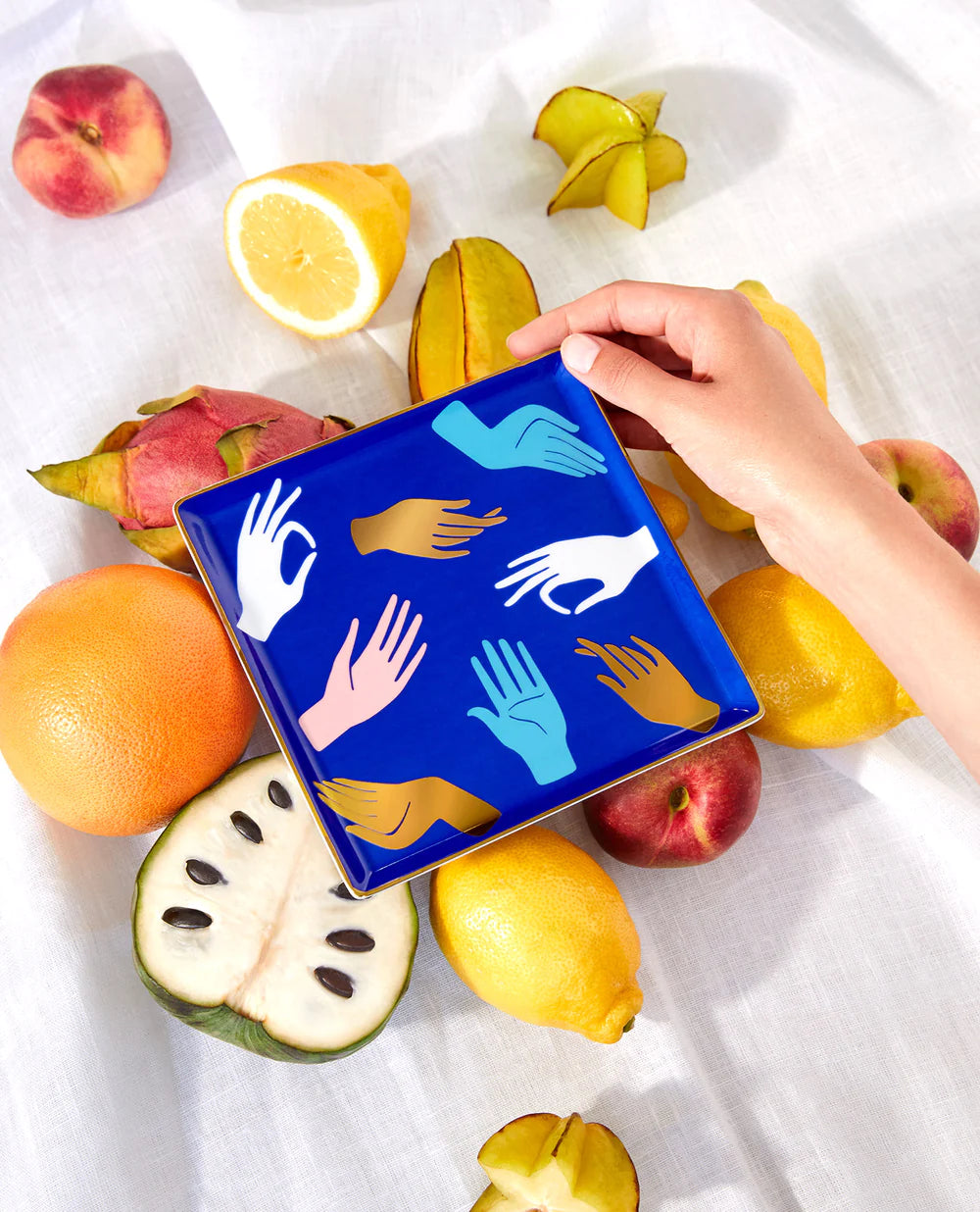 Tray Hamsa (blue) - Imagen 3