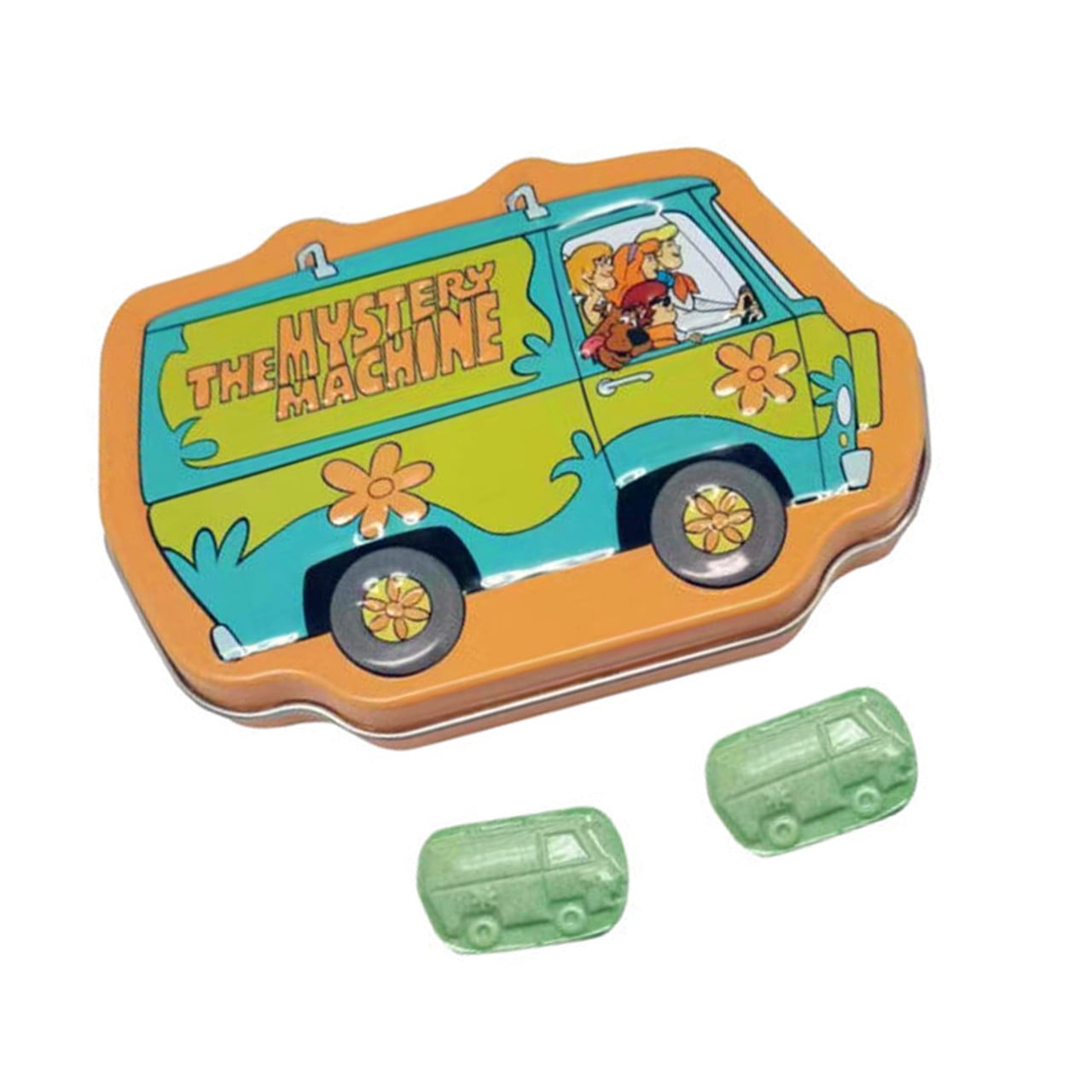 Scooby Doo The Mystery Machine Van Candies, 1.5 Ounce Tin - 12 Count Display Box - Imagen 5
